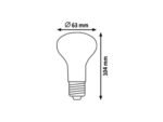 Bec SMD-LED, E27, 7W, 630lm, albă naturală 4000K - imagine 3