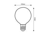 Bec Filament-LED, E27, 4W, 300lm, albă caldă 2700K (cod 1989) - imagine 11
