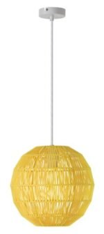 Pendul Arsena, metal galben, E27 x1 MAX 60W, Ø300MM - imagine 4