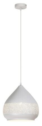 Pendul Kaia, metal alb, E27 x1 MAX 40W, Ø270MM - imagine 4