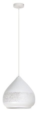 Pendul Kaia, metal alb, E27 x1 MAX 40W, Ø270MM - imagine 3