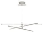 Pendul Meredith, metal crom, abajur alb, LED 18W, Ø600MM - imagine 3