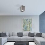 Lumină indirectă Maddox, metal gri, E27 x1 MAX 60W, L135MM, H135MM
