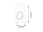 Aplică Gia, alb, E14 x1 MAX 40W, L150MM, H270MM - imagine 5