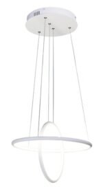 Pendul Donatella, metal alb, LED 37W, L400MM, H300MM - imagine 3