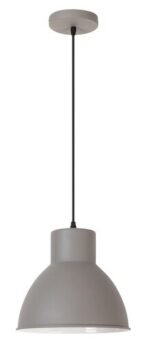 Pendul Derek, metal argintiu, E27 x1 MAX 60W, Ø275MM - imagine 3