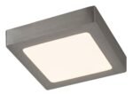 Lumină indirectă Lois, metal crom satin, abajur alb, LED 12W, L170MM, H170MM - imagine 4