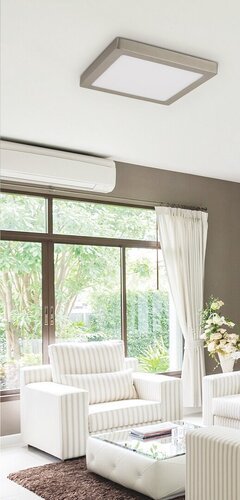 2669-e.jpg Lumină indirectă Lois, metal crom satin, abajur alb, LED 24W, L300MM, H300MM - imagine 1