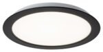 Lumină indirectă Shaun, plastic negru, abajur alb, LED 12W, Ø145MM - imagine 3