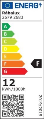 Lumină indirectă Shaun, plastic negru, abajur alb, LED 12W, L145MM, H145MM - imagine 7