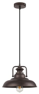 Pendul Kyle, metal maro, E27 x1 MAX 60W, Ø310MM - imagine 4