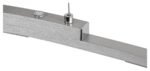 Pendul Eucalyptus, metal crom satin, abajur alb, LED 20W, L845MM - imagine 4