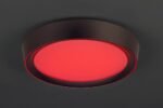 Plafonieră Mokka, metal maro, abajur alb, LED 24W, Ø410MM - imagine 7