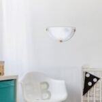 Aplică Alabastro, metal, abajur alabastru alb, E27 x1 MAX 60W, Ø300MM (cod 3001)