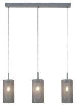 Pendul Callia, metal gri, E14 x3 MAX 25W, L640MM, H100MM - imagine 4