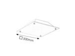 Plafonieră Lars, Metal Trandafiriu-auriu, LED 12W, L300mm, H300mm, Rabalux - imagine 4