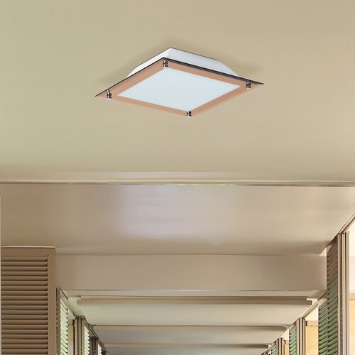 3045-e.jpg Plafonieră Lars, Metal Trandafiriu-auriu, LED 12W, L300mm, H300mm, Rabalux - imagine 1