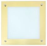 Plafonieră Lars, metal auriu, LED 18W, L400MM, H400MM - imagine 4