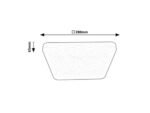 Plafonieră Lucas, metal alb, LED 12W, L280MM, H65MM - imagine 5