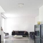 Plafonieră Lucas, metal alb, LED 18W, L335MM, H65MM