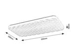 Plafonieră Eldrick, metal alb, LED 36W, L635MM, H330MM - imagine 8