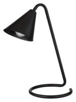 Veioză Monty, metal negru, E14 x1 MAX 40W, L270MM, H345MM - imagine 3