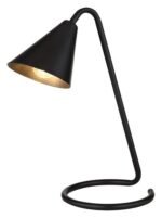 Veioză Monty, metal negru, E14 x1 MAX 40W, L270MM, H345MM - imagine 4
