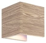 Aplică Cinnamon, metal/ lemn stejar, abajur alb, LED 7W, L125MM, H125MM - imagine 3