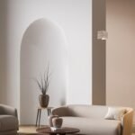 Aplică Cinnamon, metal/ lemn stejar, abajur alb, LED 7W, L125MM, H125MM