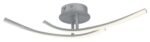 Plafonieră Tatjana, metal argintiu, abajur alb, LED 15W, L540MM, H120MM - imagine 3