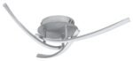Plafonieră Tatjana, metal argintiu, abajur alb, LED 22W, Ø470MM - imagine 4