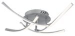 Plafonieră Tatjana, metal argintiu, abajur alb, LED 30W, Ø620MM - imagine 3