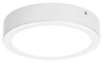 Lumină indirectă Shaun, plastic alb, LED 18W, Ø170MM - imagine 3