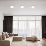Lumină indirectă Shaun, plastic alb, LED 24W, Ø220MM