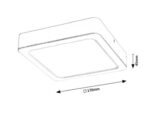 Lumină indirectă Shaun, plastic alb, LED 18W, L170MM, H170MM (cod 3175) - imagine 5