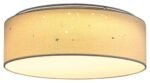 Plafonieră Otilia, metal crem, abajur alb, LED 22W, Ø400MM, H140MM - imagine 3