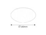 Plafonieră Lucas, metal alb, LED 12W, Ø260MM (cod 3434) - imagine 4