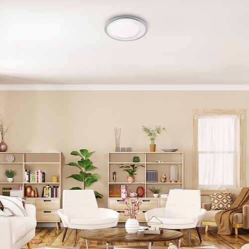 3488-e.jpg Lumină indirectă Lorna, plastic alb, LED 22W, Ø520MM - imagine 1