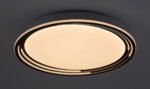 Plafonieră Valter, metal maro, abajur alb, LED 36W, Ø515MM - imagine 4