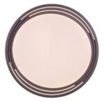 Plafonieră Valter, metal maro, abajur alb, LED 36W, Ø515MM - imagine 6