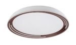 Plafonieră Valter, metal maro, abajur alb, LED 36W, Ø515MM - imagine 7
