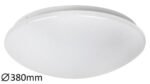 Plafonieră Lucas, metal alb, LED 24W, Ø380MM (cod 3938) - imagine 3