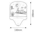 Lampă pentru copii Shepherd, plastic multicolor, E14 x1 MAX 7W, L130MM, H190MM - imagine 7