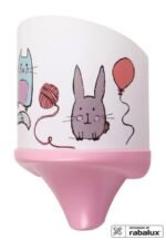 Lampă pentru copii Cathy, plastic multicolor, E14 x1 MAX 7W, L130MM, H190MM - imagine 4