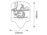 Lampă pentru copii Leon, plastic multicolor, E14 x1 MAX 7W, L130MM, H190MM - imagine 6
