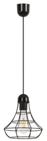 Pendul Ramsey, Negru, E27 1x60W, Ø200mm, Rabalux - imagine 4