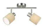 Spot Natina, metal maro, E14 x2 MAX 25W, L360MM - imagine 3