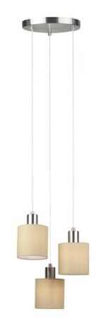 Pendul Natina, metal maro, E14 x3 MAX 25W, L330MM - imagine 3