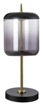 Veioză Delice, metal negru, abajur fumuriu, LED 6W, L120MM, H340MM - imagine 2
