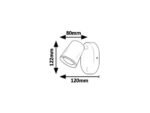 Spot Solange, metal alb, LED 6W, L80MM, H122MM - imagine 4